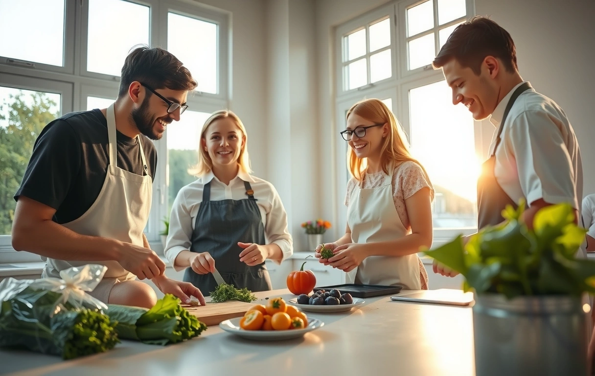 Team-Event in der Münchener Kochschule